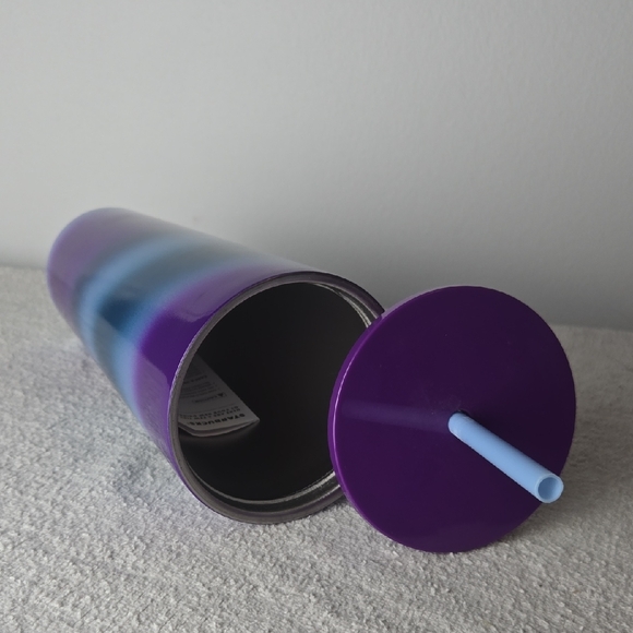 Starbucks Gradient Purple and Blue Tumbler with Straw - Picture 4 of 5